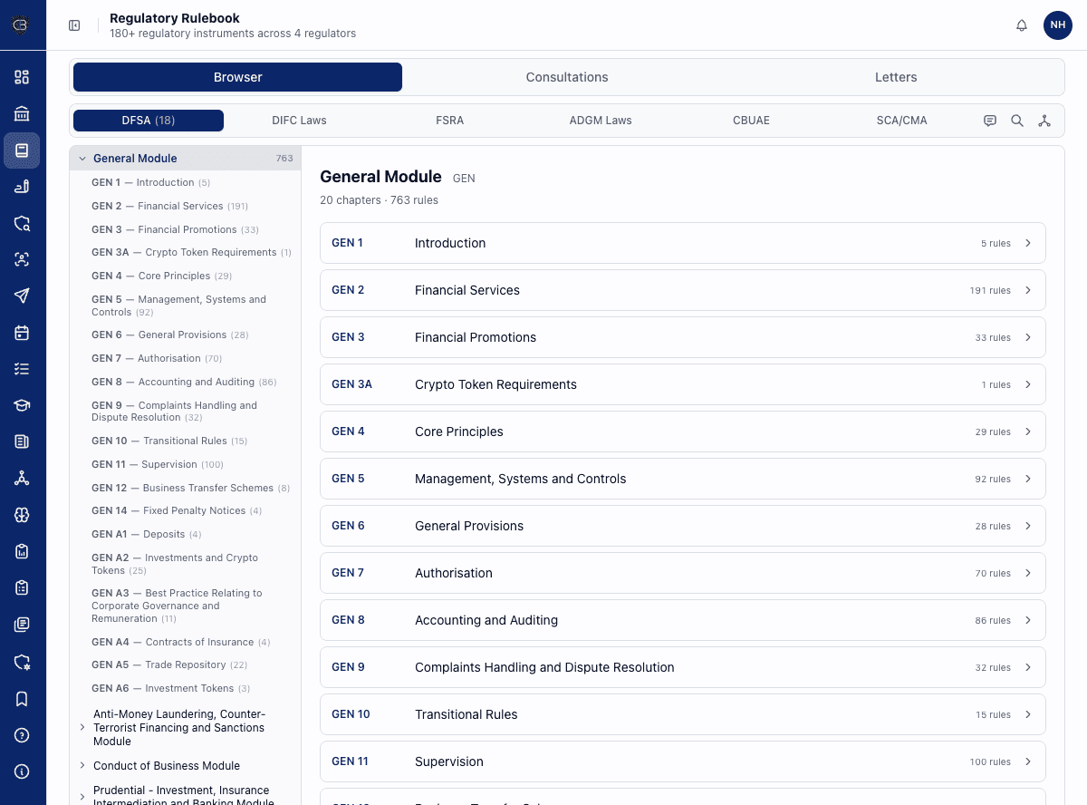 Every update, every regulator, one feed - secondary