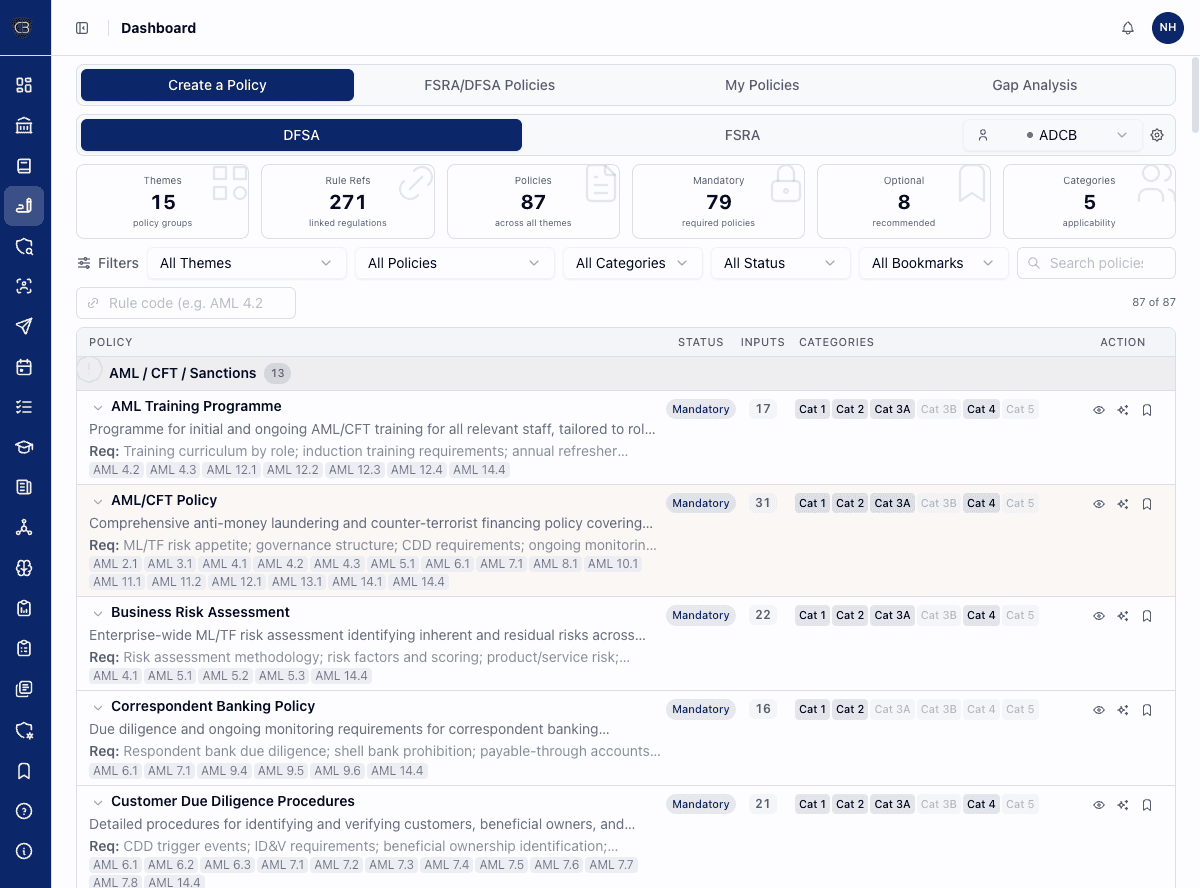 Board-ready policies in minutes - primary